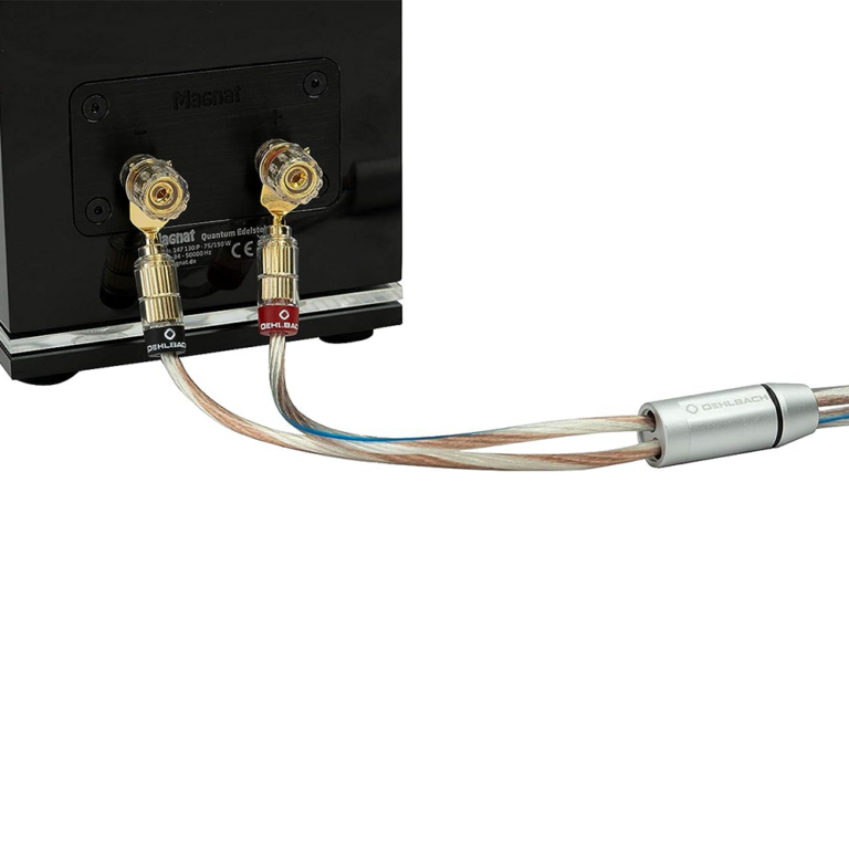 OEHLBACH Banana B2, Connettori A Banana Per Altoparlanti, 4 Pezzi, Placcati Oro 24K, Per Cavi Fino A 10mm², Autoassemblaggio