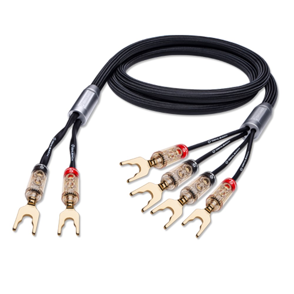 Capicorda Oehlbach XXL Fusion – 4 Pezzi In Oro 24 Carati, Isolati E Con Doppio Avvitamento Per Cavi Da 1,5 A 6,0 Mm² – Connessione Premium Per Casse Acustiche