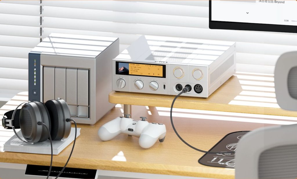 Scenario 2: K17 je povezan sa računarom i pušta muziku sa NAS uređaja preko Roon-a