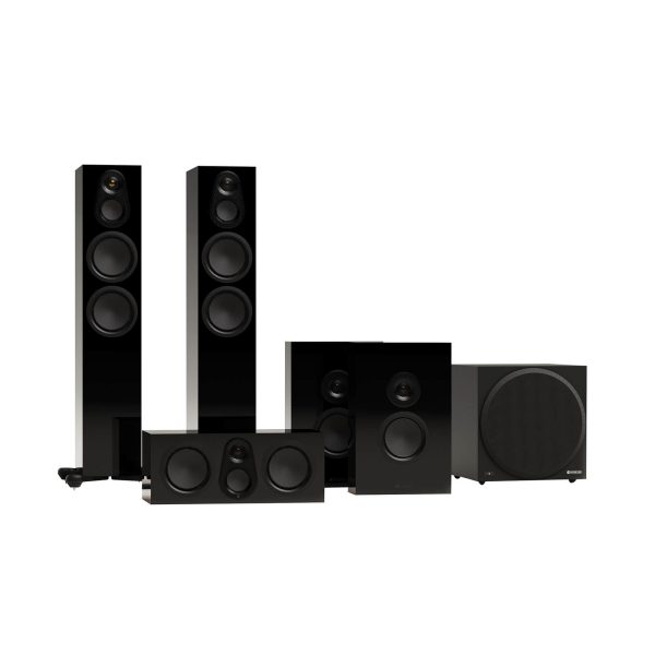 Monitor Audio Silver 300 5.1 AV System 8G - High Gloss Black