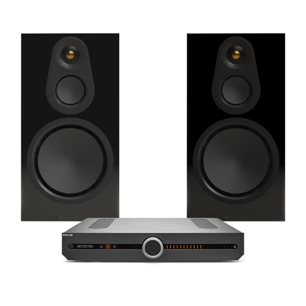 Roksan Attessa Streaming Amplifier & Monitor Audio Silver 100 8G